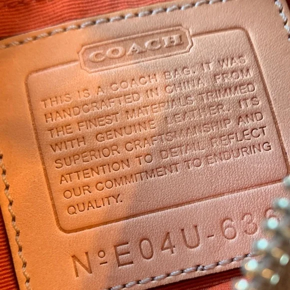 Coach Brown and Tan Signature Shoulder Bag - Picture 12 of 16